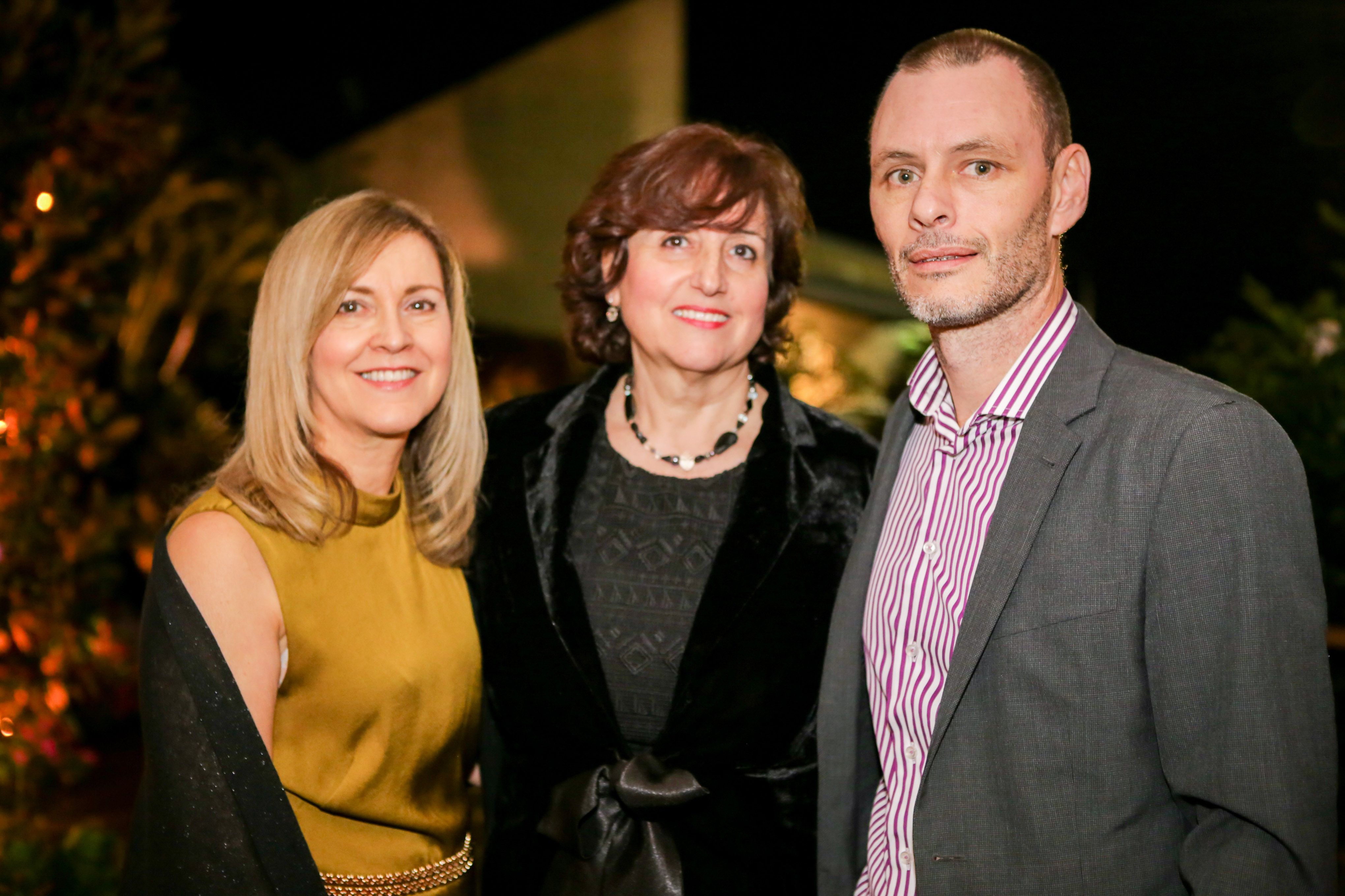 From left: Maria Reggi, Director Dina Ranieri, Treasurer Tony Brown.