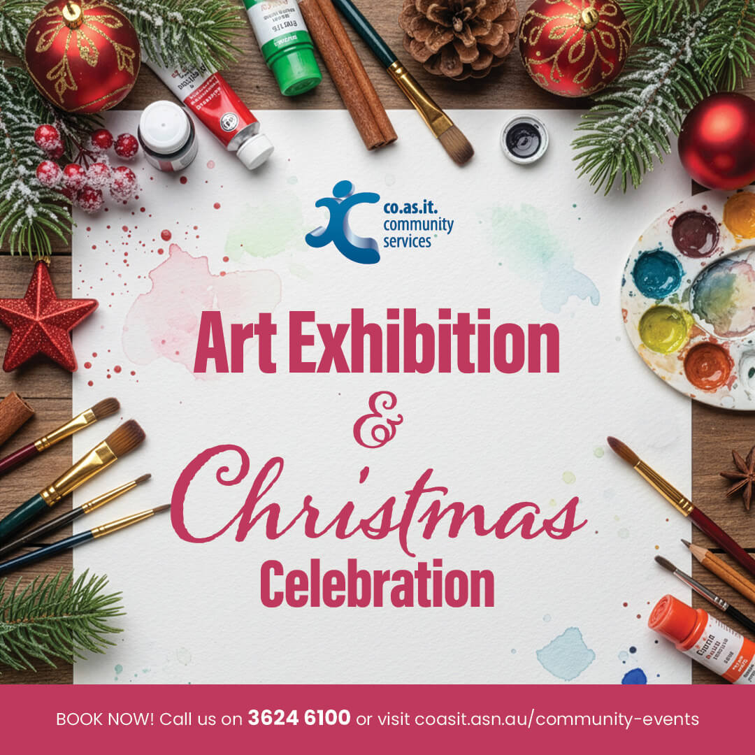 CoAsIt Amici House Christmas Art Exhibition Event